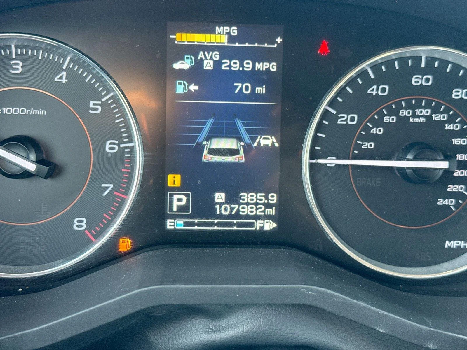 Used 2019 Sunshine Orange Subaru Limited image 8