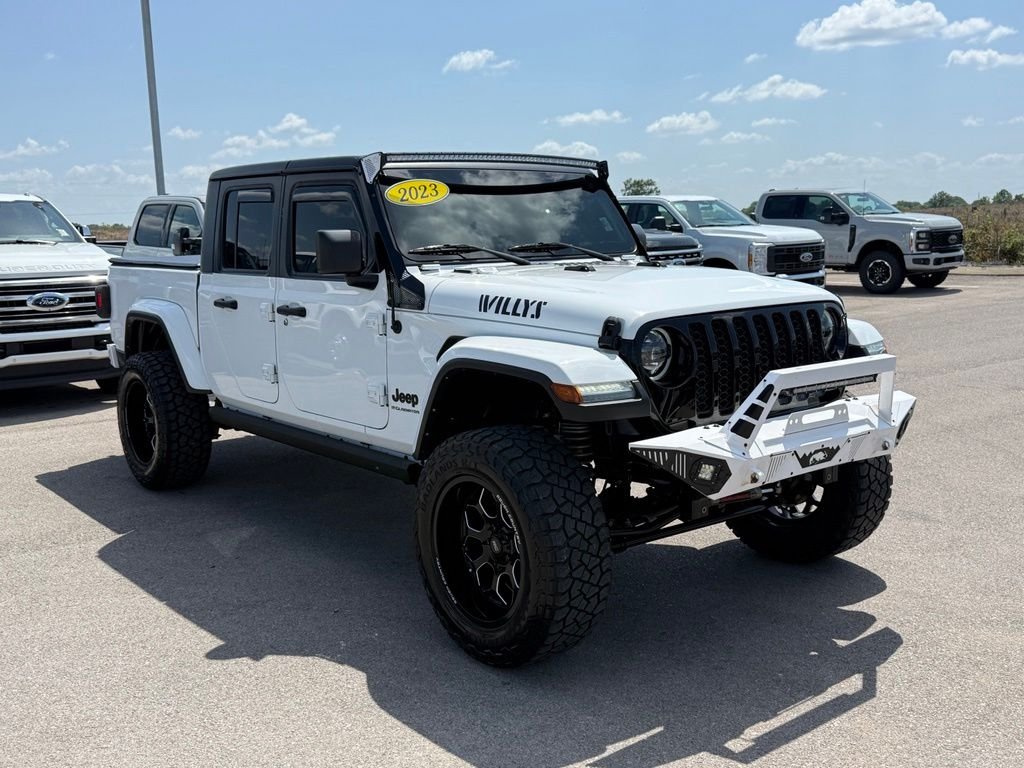 Used 2023 Bright White Clearcoat Jeep Willys image 2