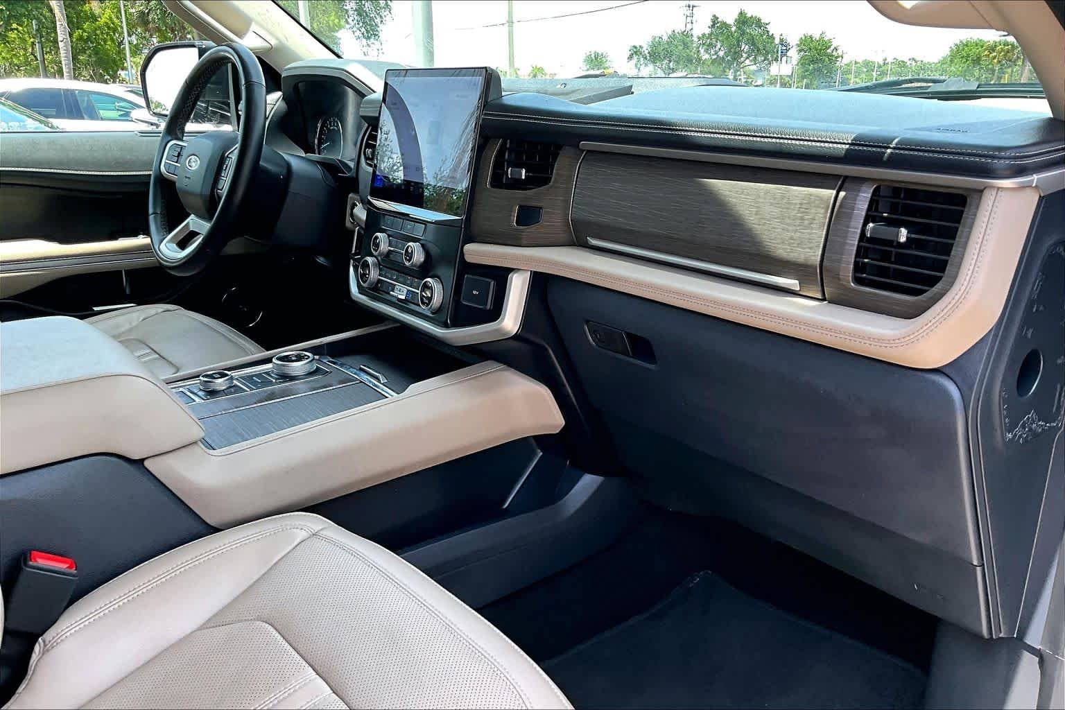 Used 2024 Dark Matter Gray Metallic Ford Limited image 29