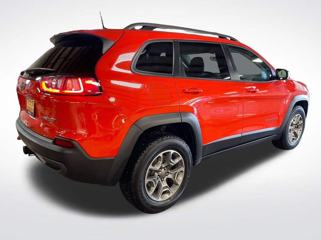 Certified Used 2021 Orange Jeep Trailhawk image 5