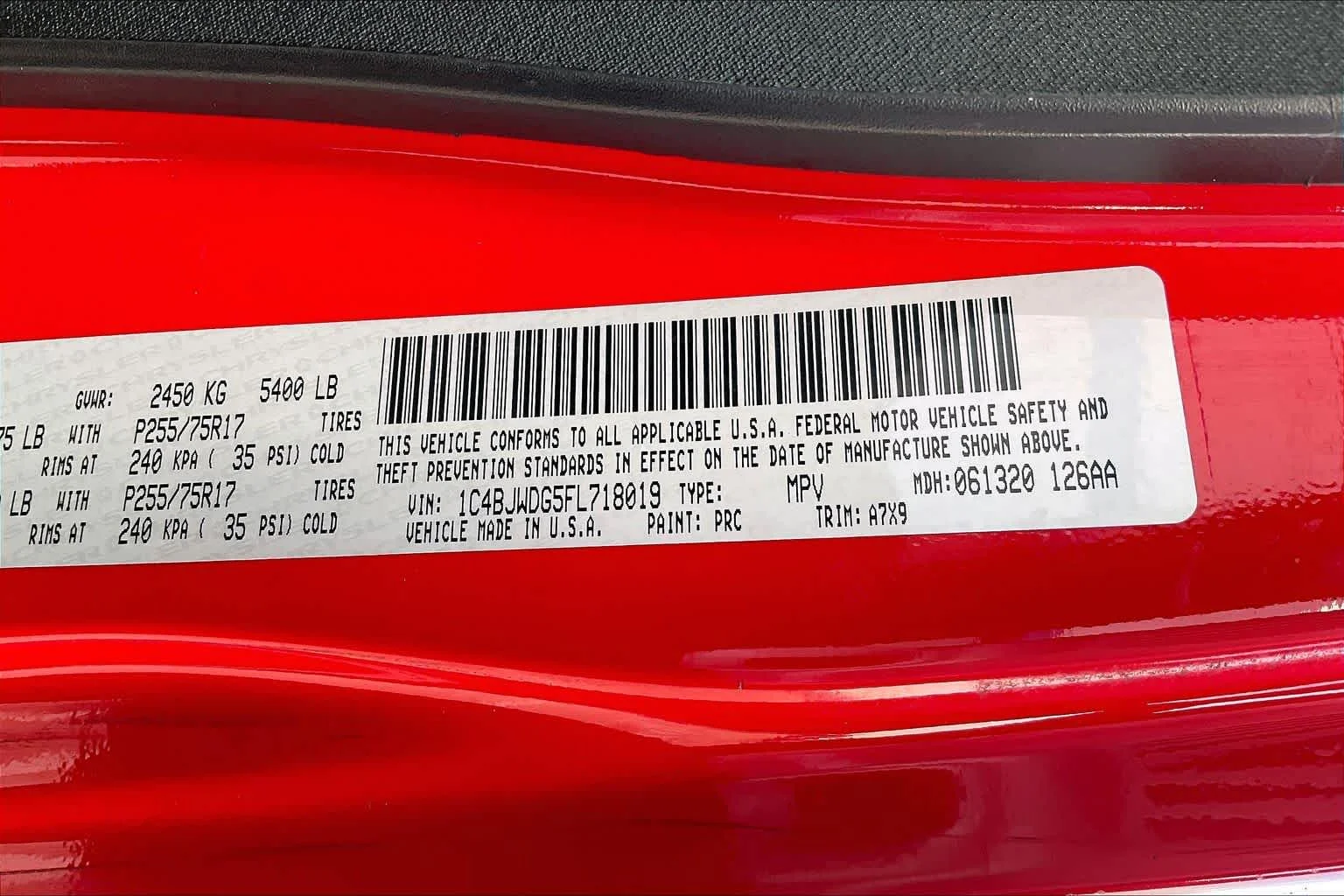 Used 2015 Firecracker Red Clear Coat Jeep Sport image 31