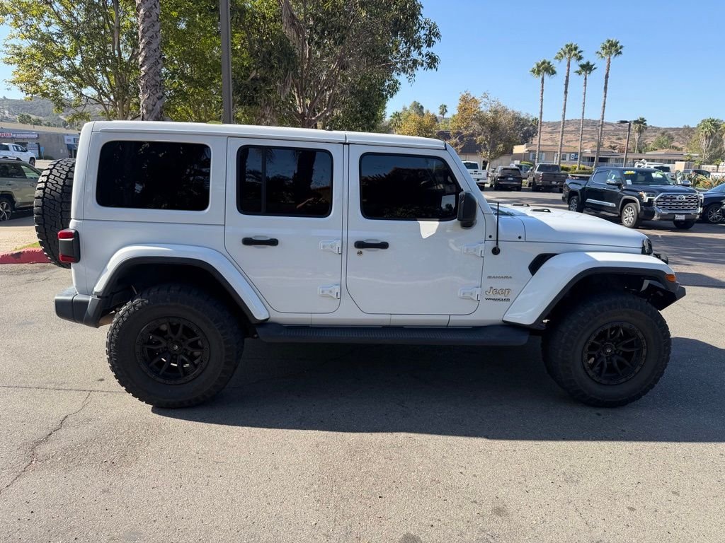 Used 2020 White Jeep Unlimited Sahara image 14