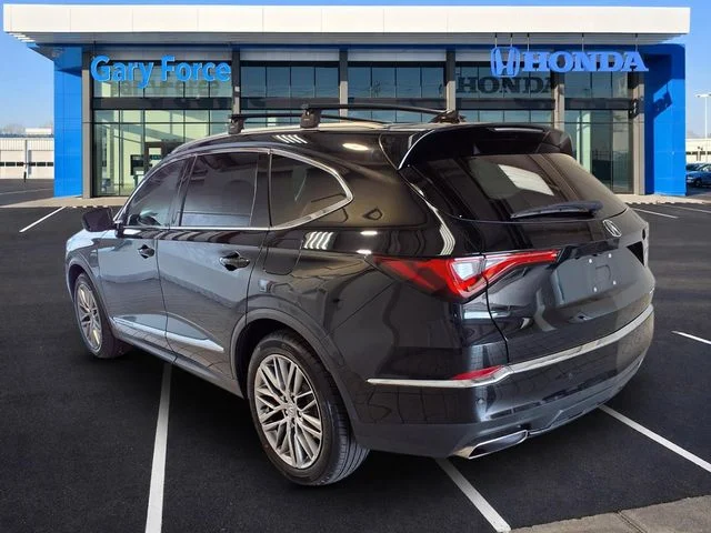Used 2024 Majestic Black Pearl Acura Advance image 3