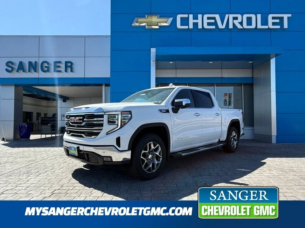 New 2026 Summit White GMC SLT image 1