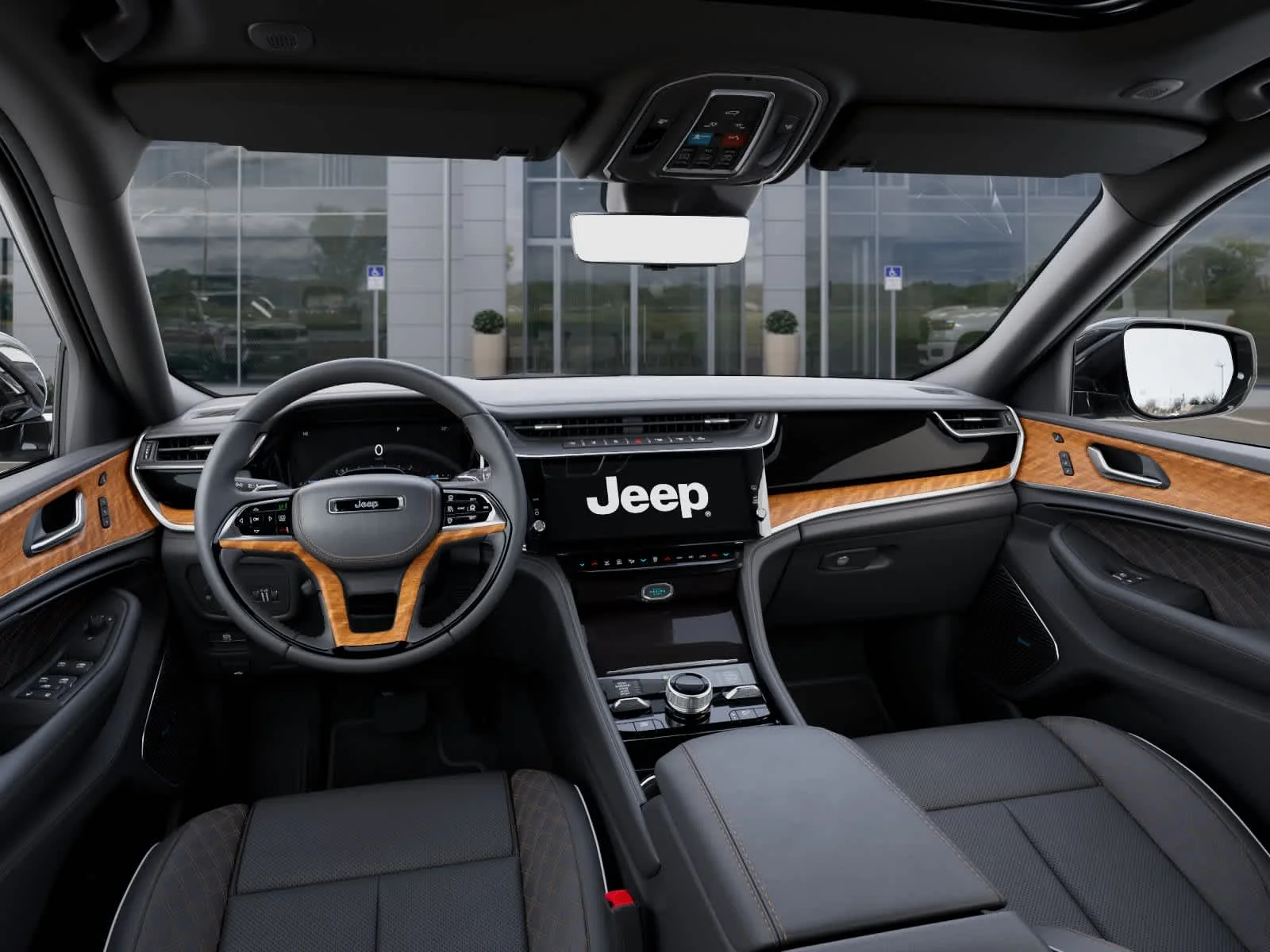 New 2026 Diamond Black Crystal Pearl-Coat Exterior Paint Jeep Summit image 14