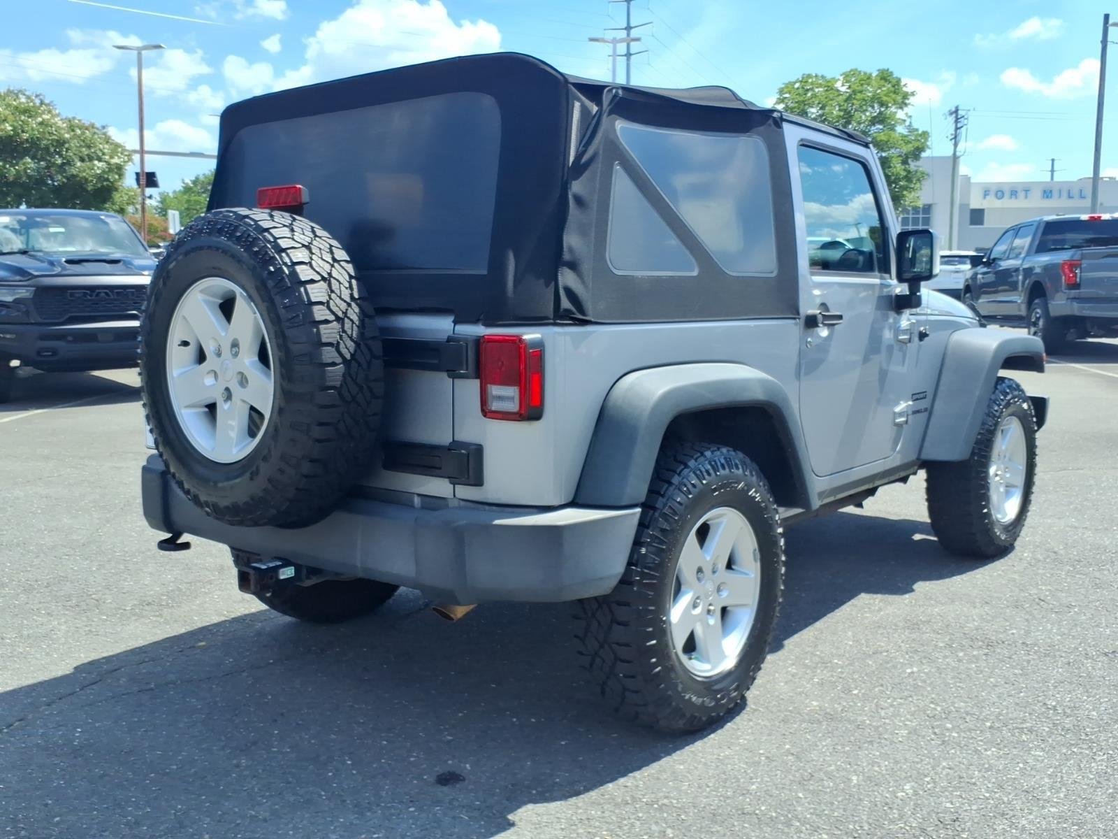 Used 2015 Jeep Wrangler Sport with VIN 1C4AJWAG6FL653925 for sale in Fort Mill, SC