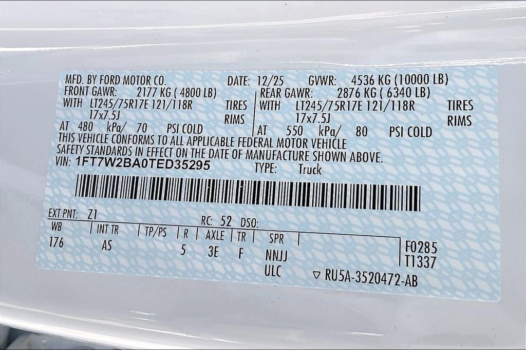 New 2026 Ford Super Duty F-250 XL 4D Crew Cab