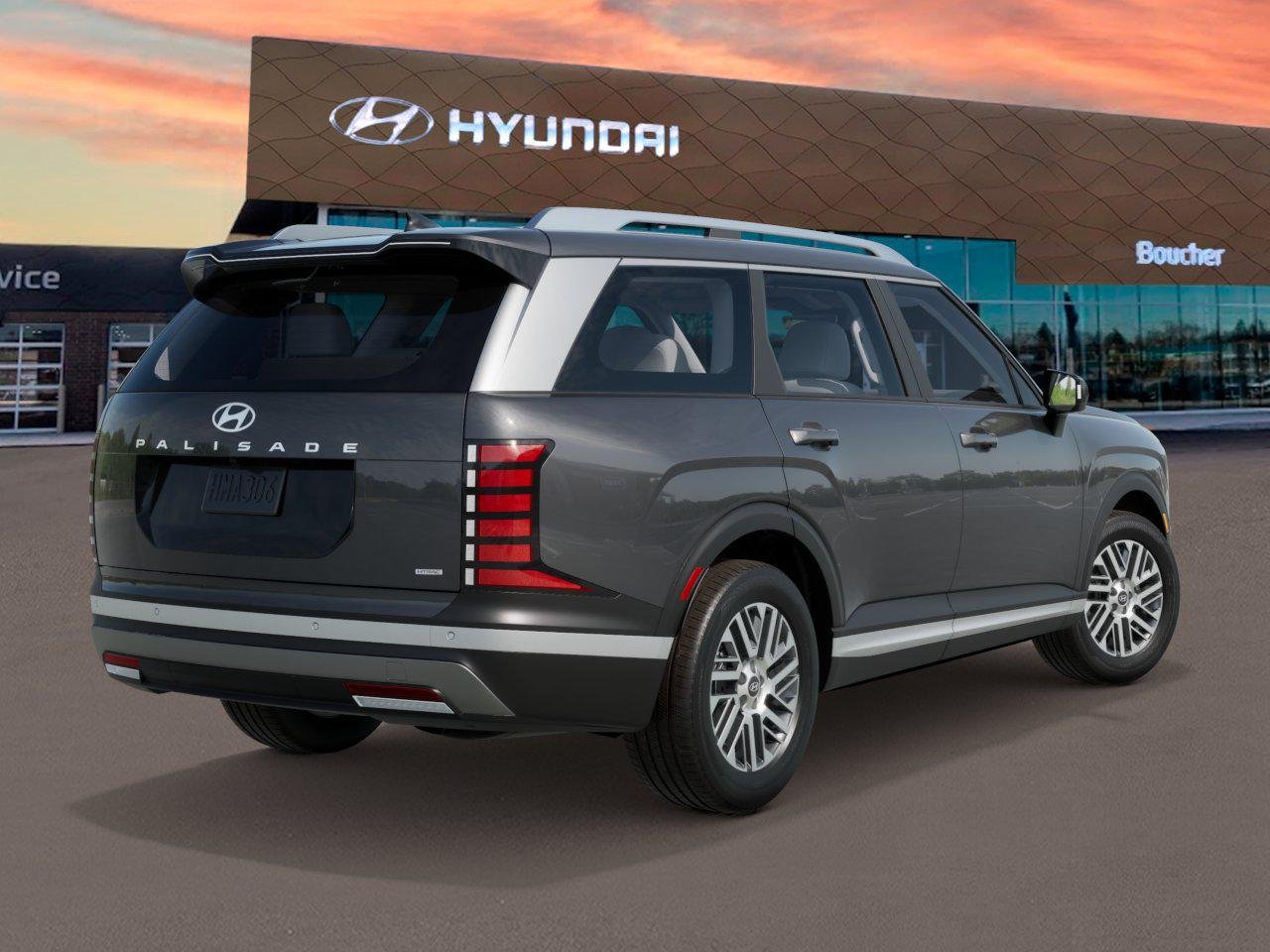 New 2027 Ecotronic Gray Pearl Hyundai SEL AWD image 4