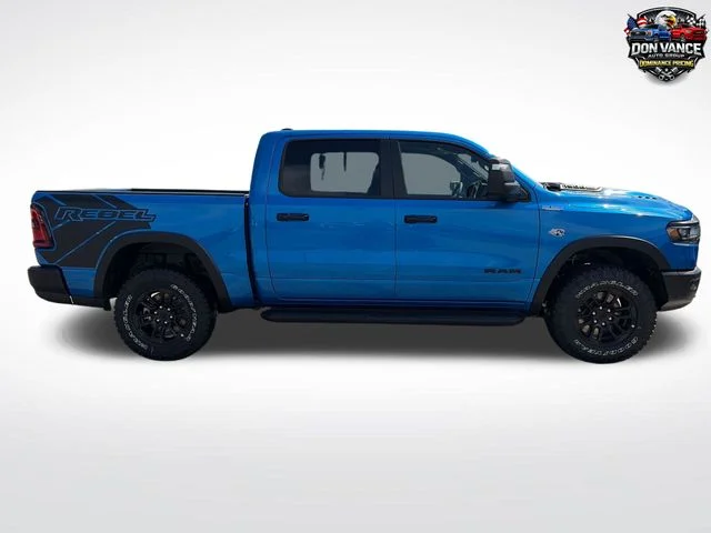 New 2026 Hydro Blue Pearl-Coat Exterior Paint RAM Rebel image 6
