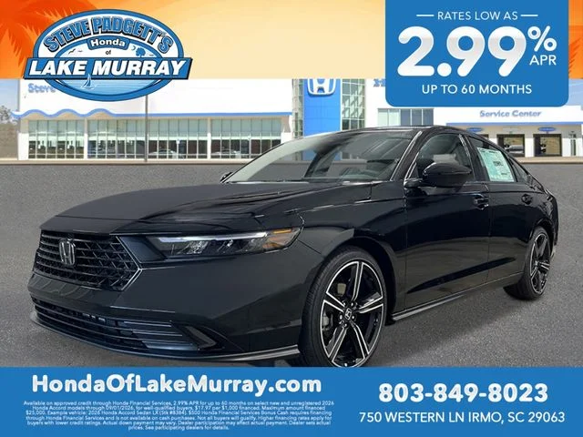 New 2026 Honda Accord SE 4D Sedan in Irmo #10118 | Steve Padgett's