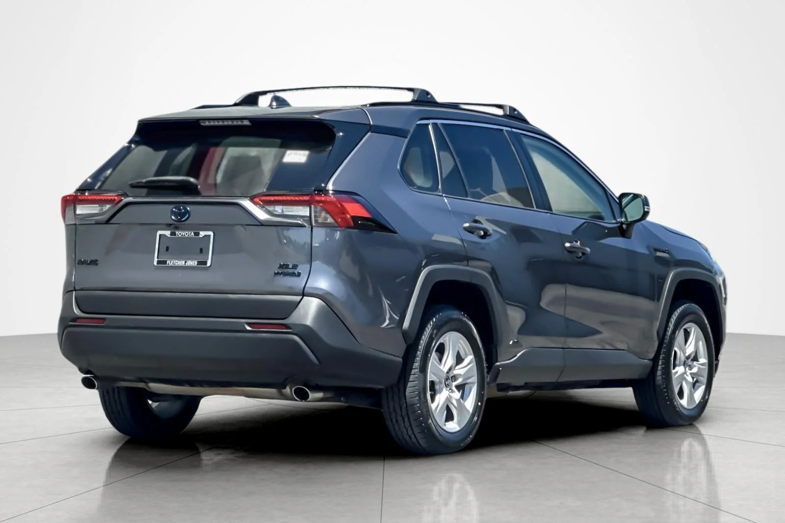 Certified Used 2021 GRAY METALLIC Toyota Hybrid XLE image 5