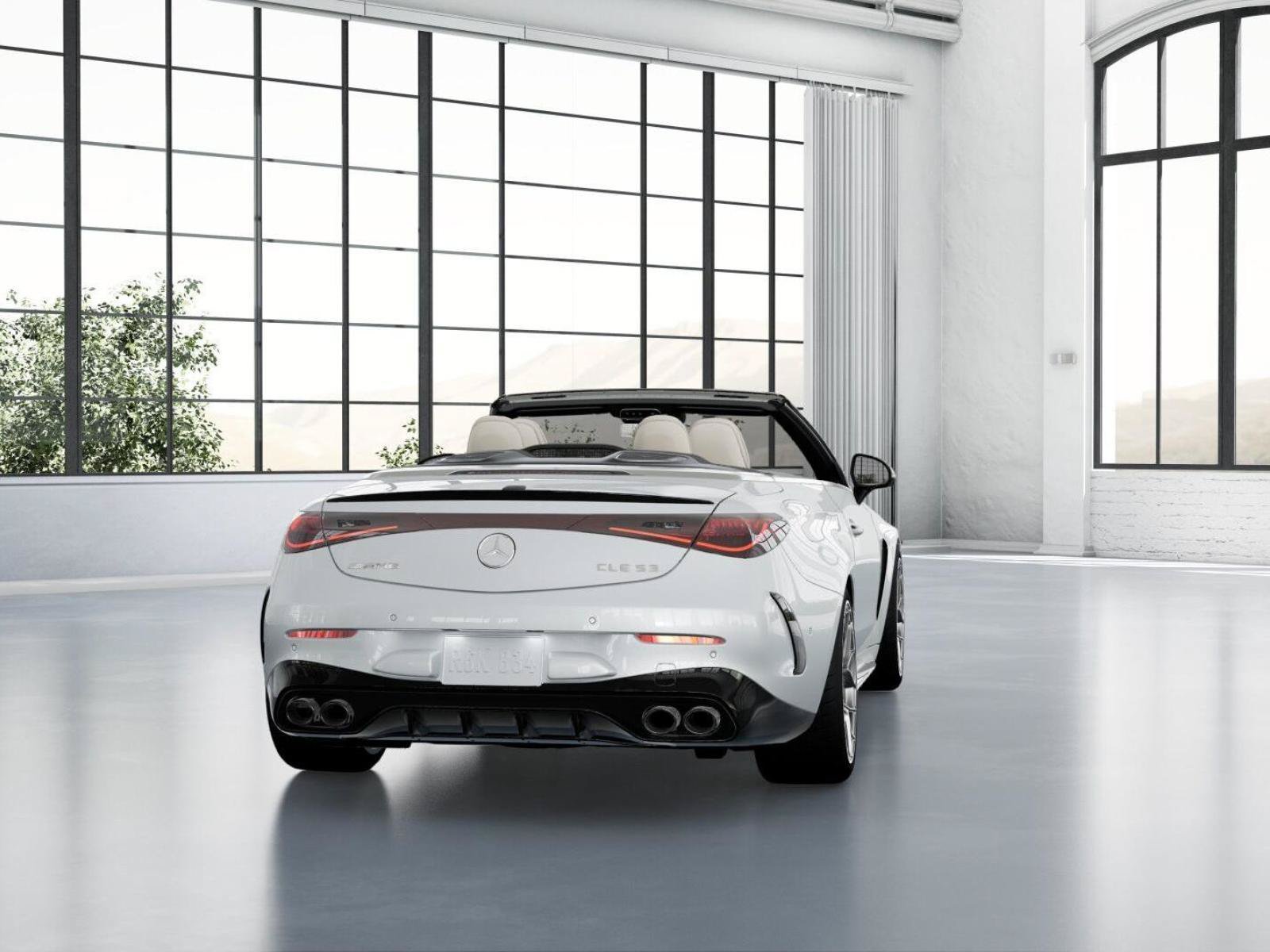 New 2027 MANUFAKTUR Moonlight White Metallic Mercedes-Benz AMG® CLE 53 4MATIC+ Cabriolet image 24