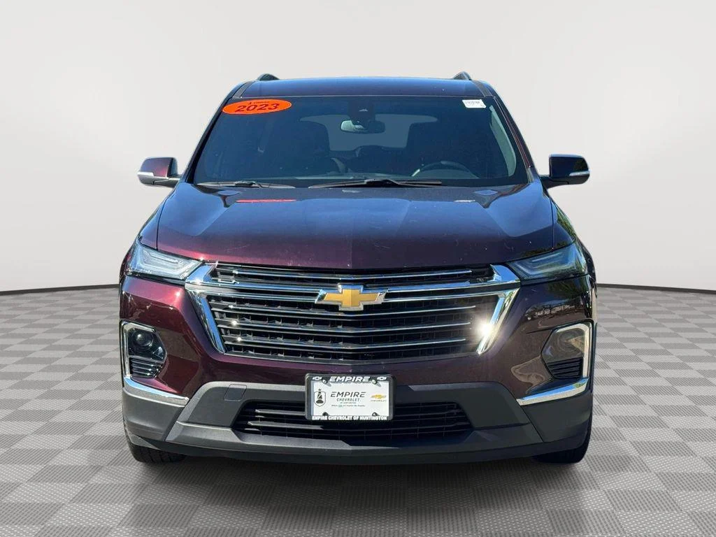 Used 2023 Black Cherry Metallic Chevrolet FWD LT Cloth image 2