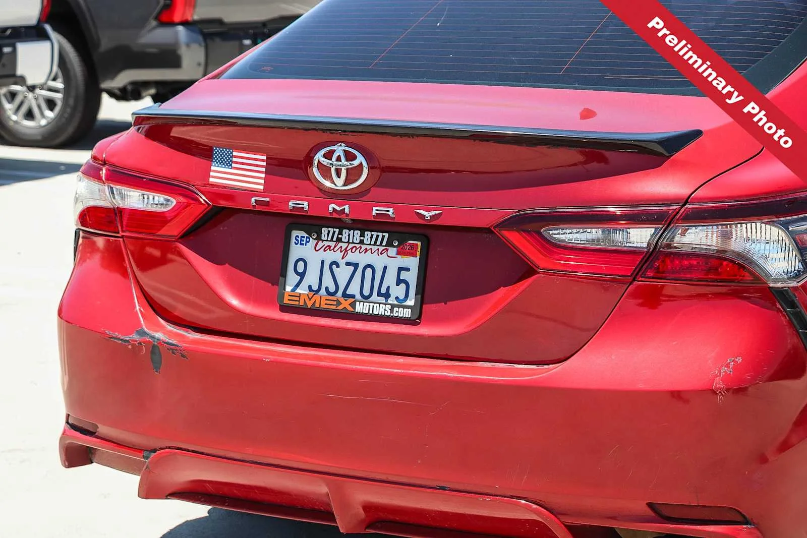 Used 2021 Supersonic Red Toyota SE image 10