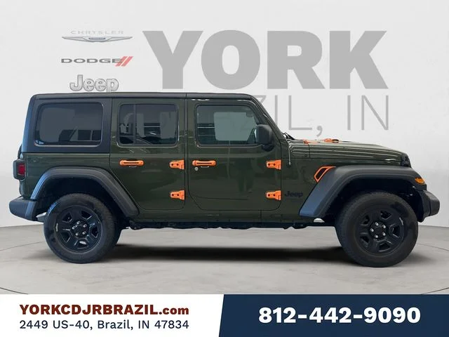 Used 2021 Green Jeep Unlimited Sport image 6