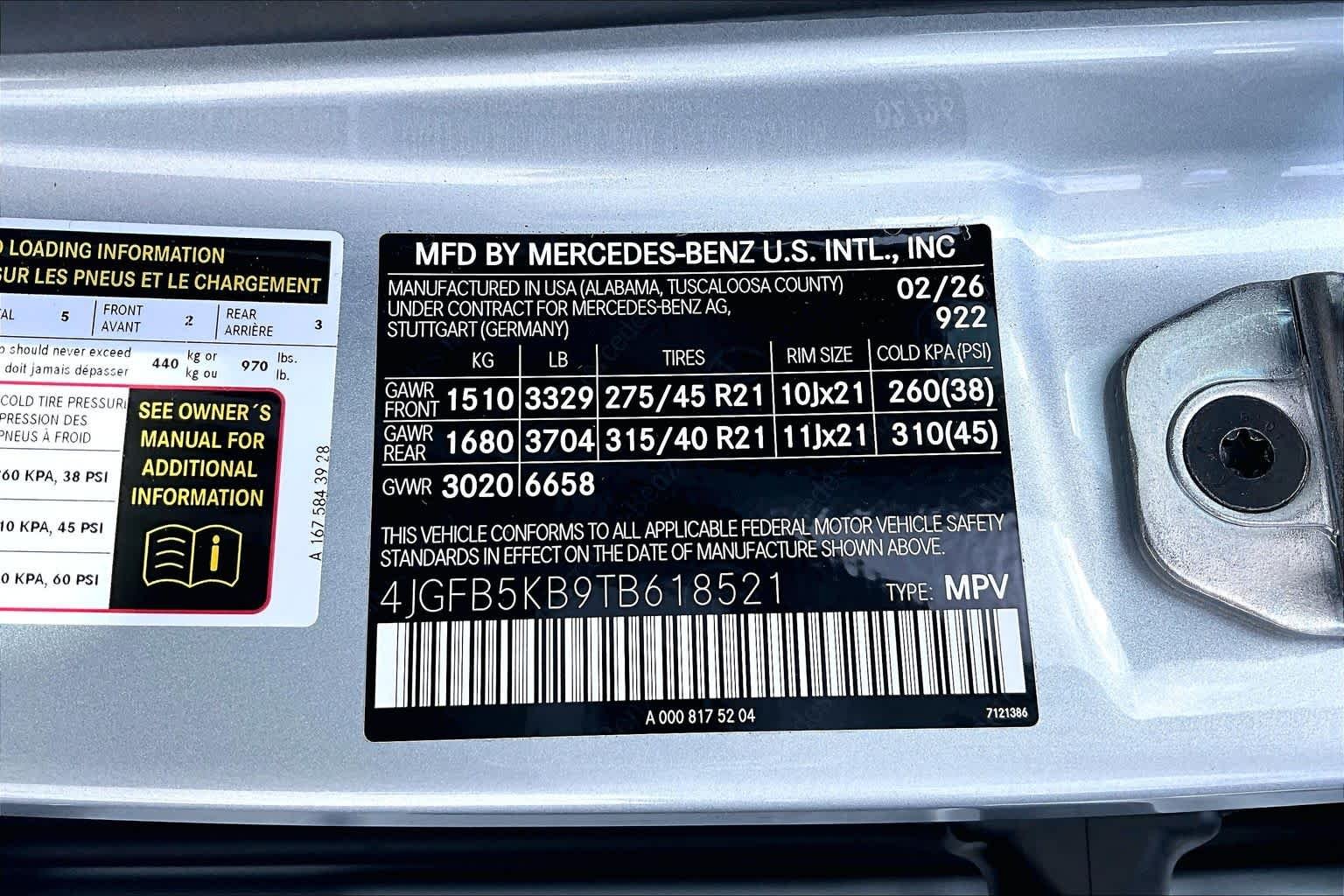Used 2026 Cirrus Silver Metallic Mercedes-Benz GLE 450 image 32
