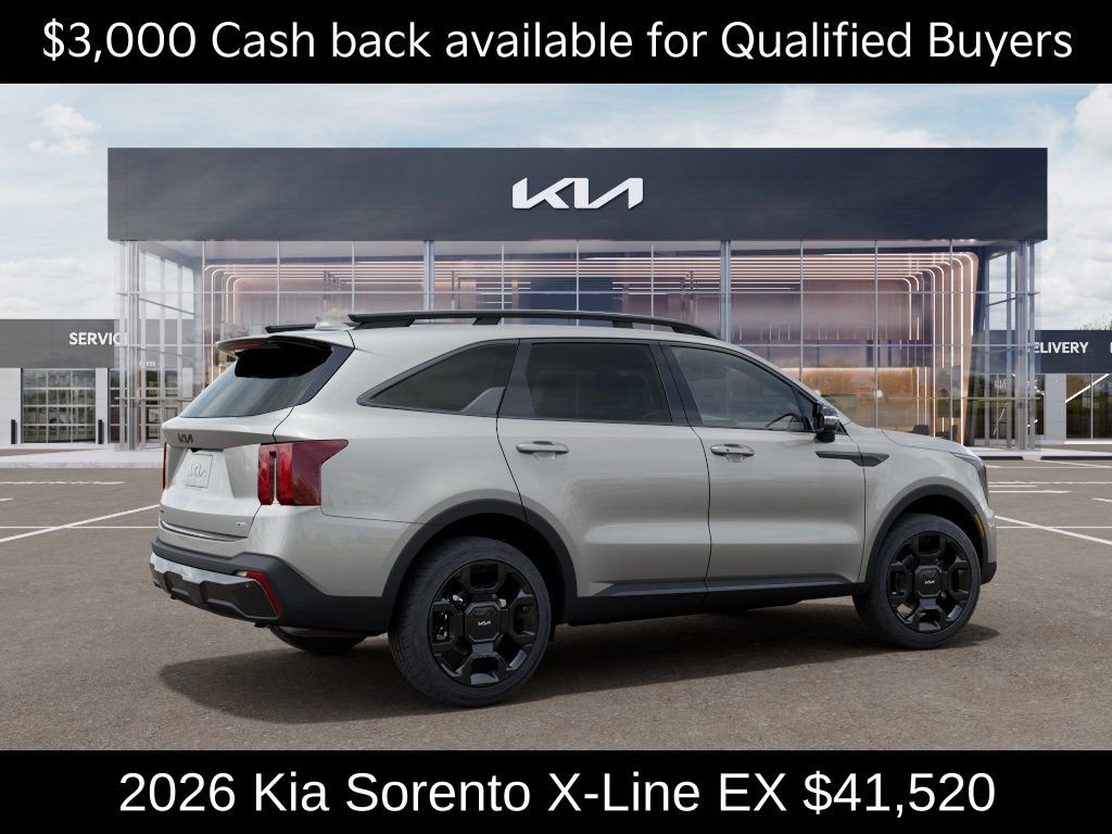 New 2026 Ivory Silver Kia X-Line EX AWD image 7
