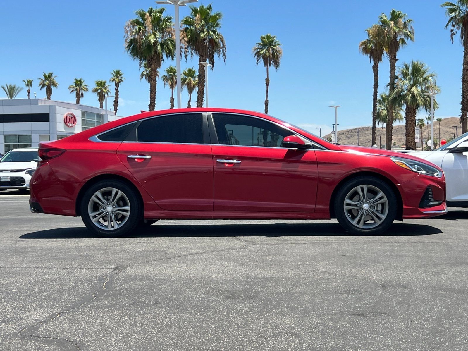 Used 2018 Hyundai Sonata SEL with VIN 5NPE34AF6JH671104 for sale in Cathedral City, CA