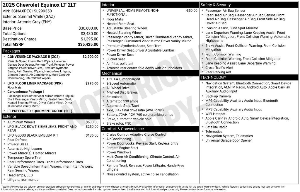 2025 Chevrolet Equinox LT - Photo 2