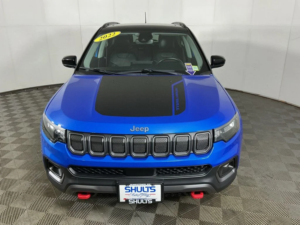 Used 2022 Blue Jeep Trailhawk image 3