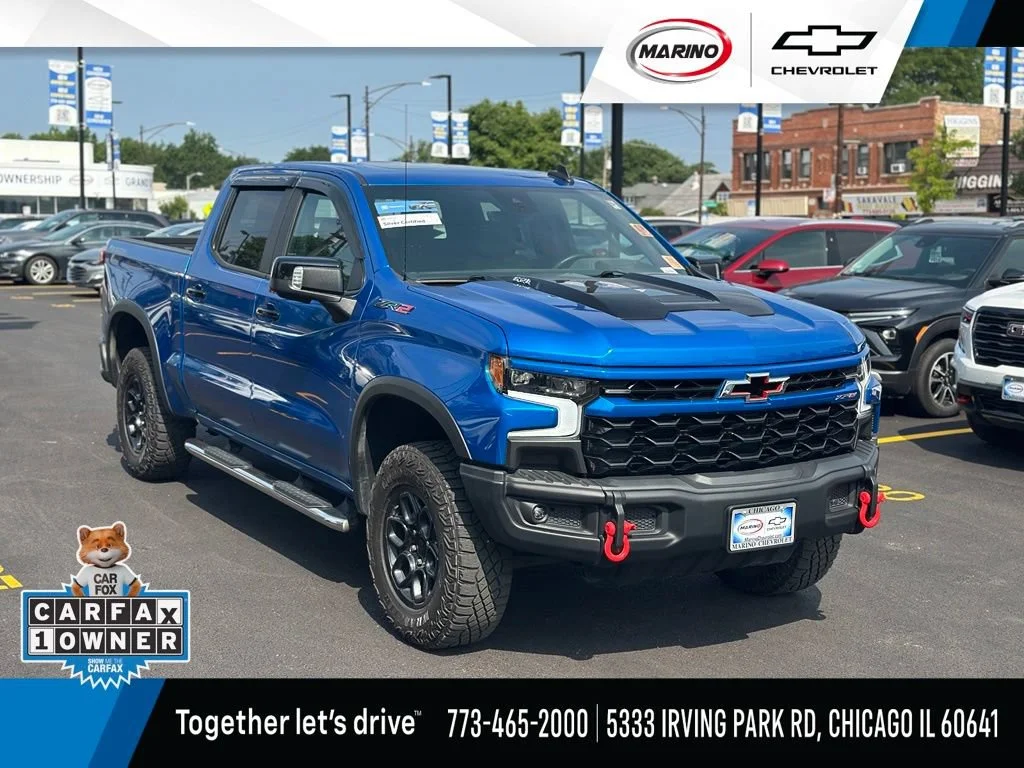 Used 2023 Glacier Blue Metallic Chevrolet ZR2 image 1