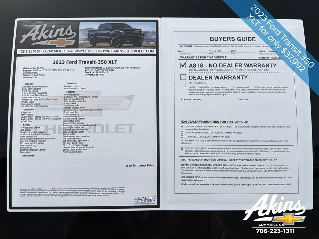 Used 2023 White Ford XL image 11