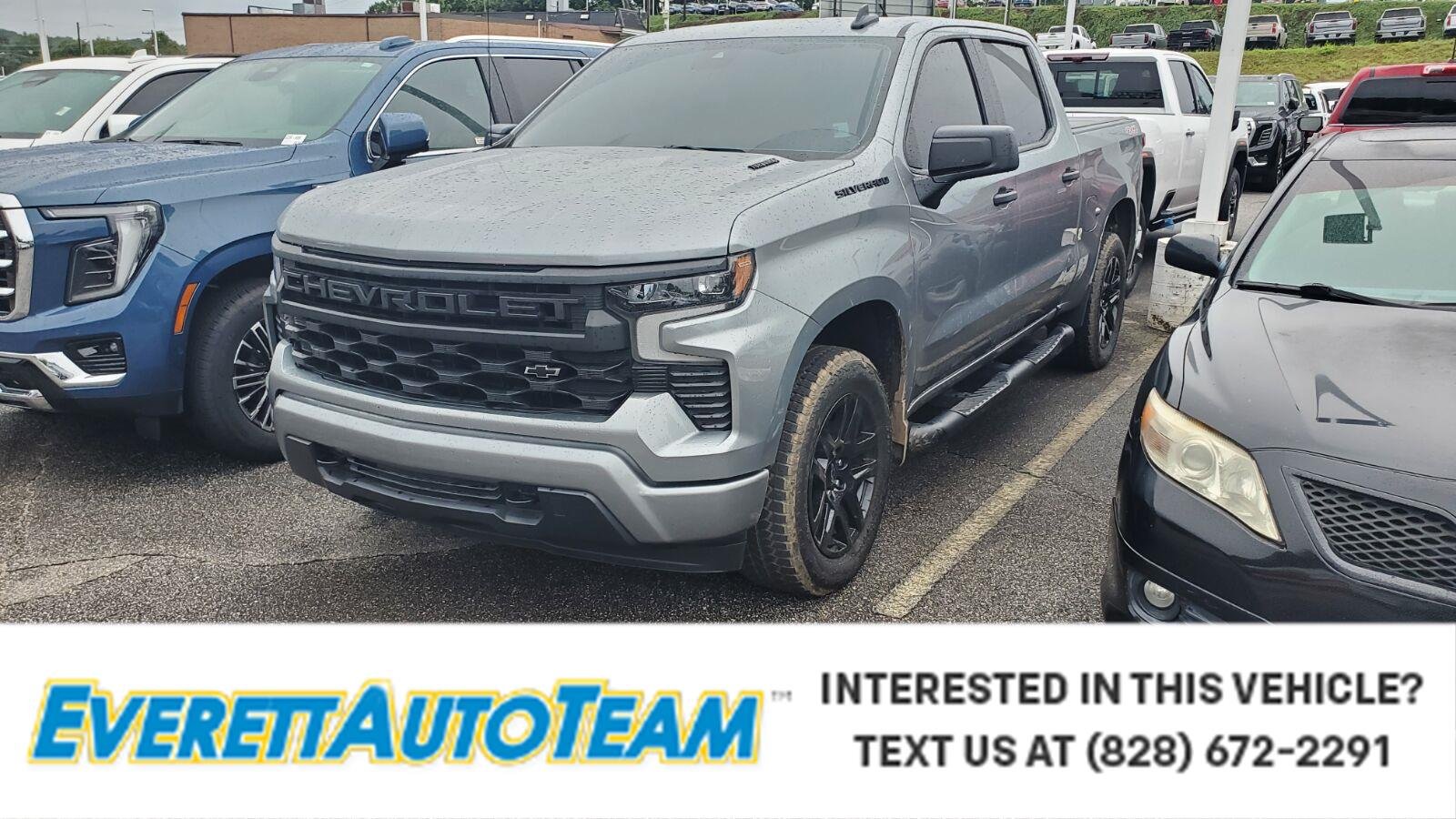 Used 2025 Sterling Gray Metallic Chevrolet Custom image 1