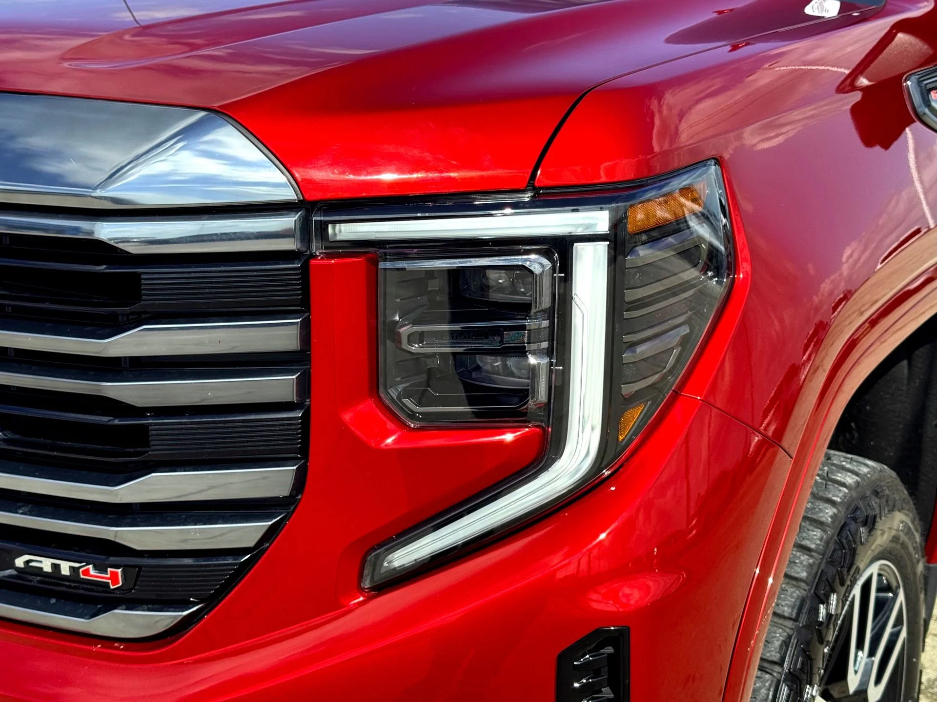 Used 2024 Volcanic Red Tintcoat GMC AT4 image 4