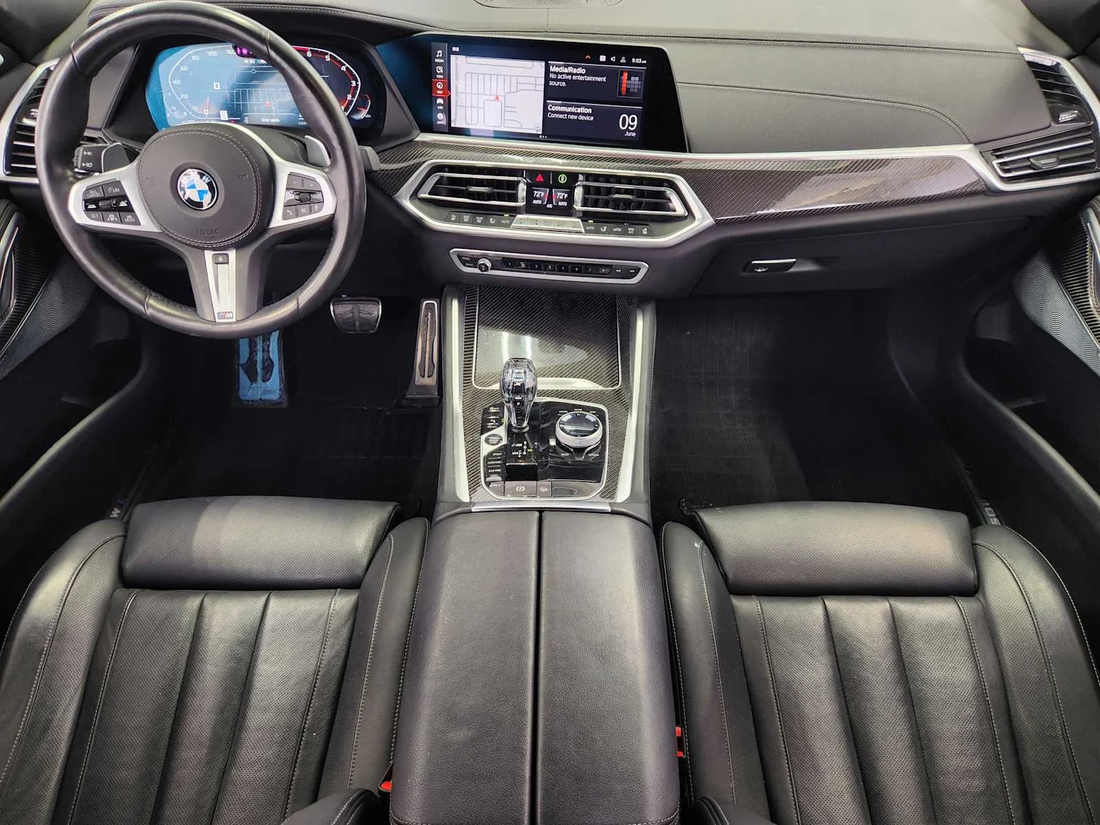 Used 2021 Black Sapphire Metallic BMW M50i image 21