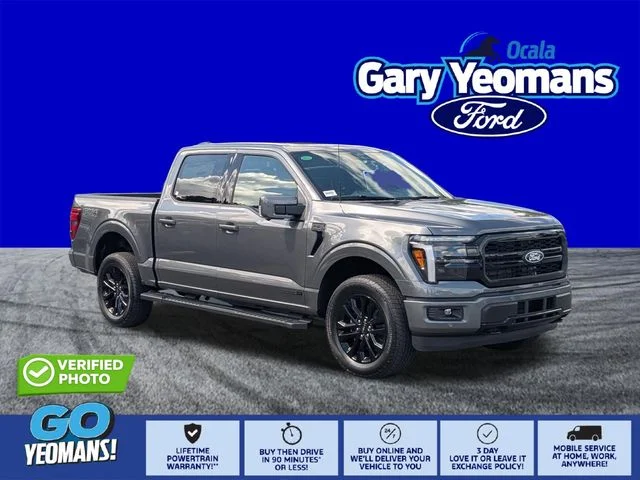 New 2026 Carbonized Gray Metallic Ford Lariat® image 1