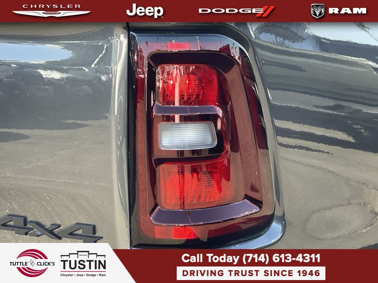 New 2026 Granite Crystal Metallic Clear-Coat Exterior Paint RAM Laramie image 9