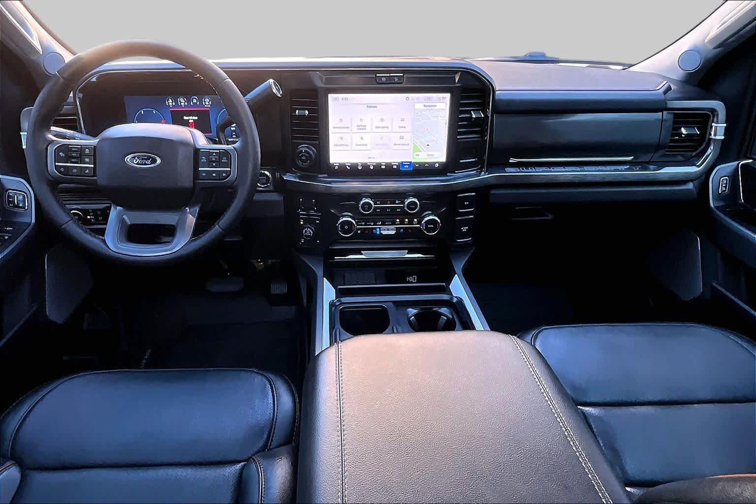Used 2025 Glacier Gray Metallic Tri-Coat Ford LARIAT image 16