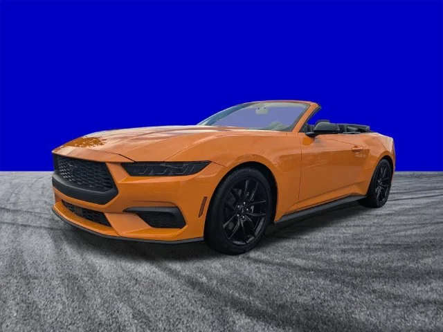 New 2026 Orange Fury Metallic Tri-coat Ford EcoBoost® Convertible image 6