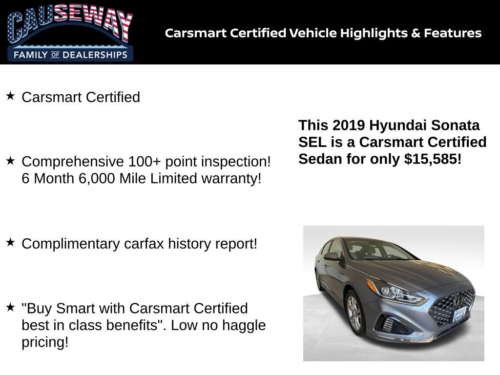 Used 2019 Machine Gray Hyundai SEL image 2