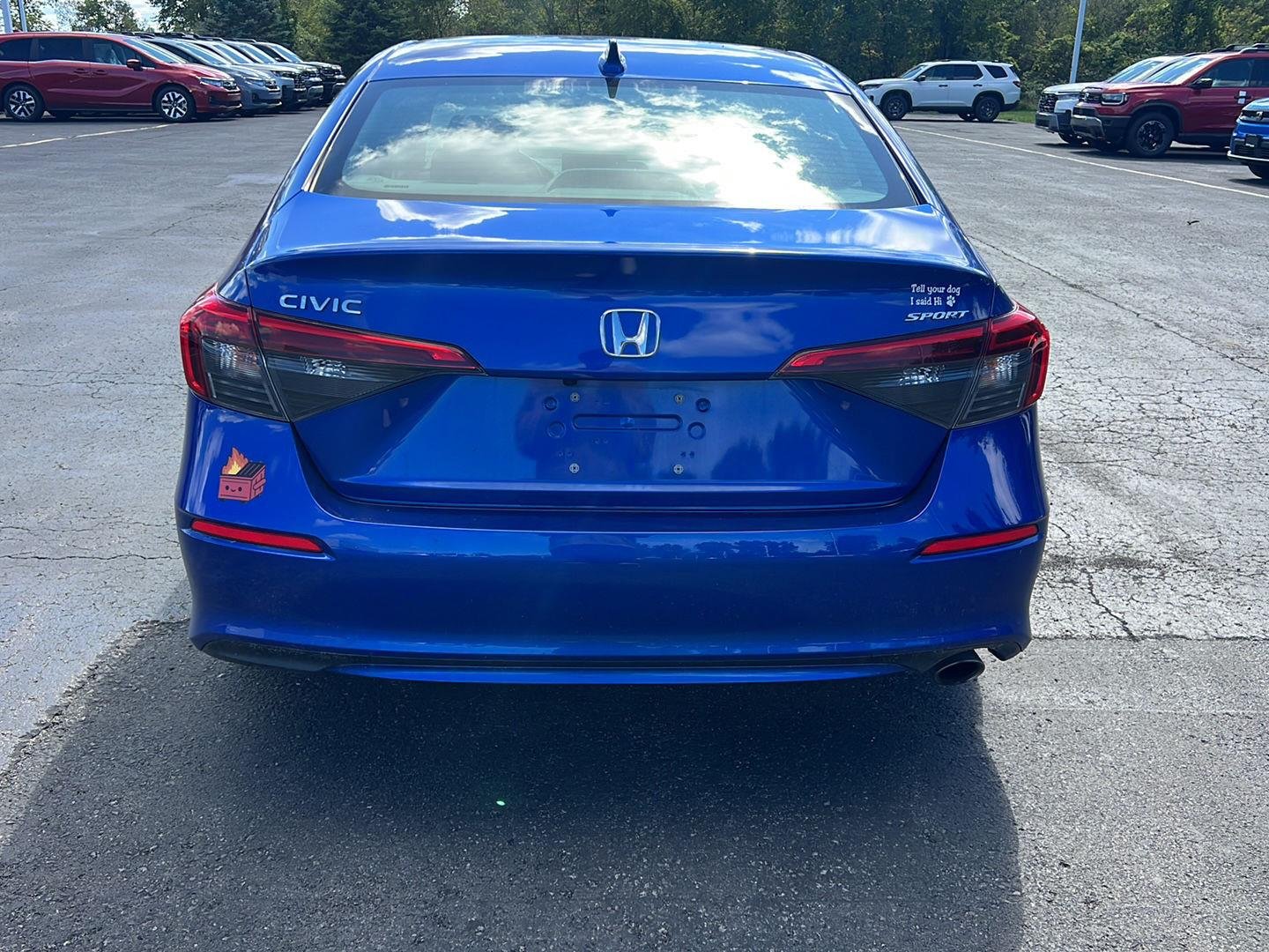 Used 2024 Aegean Blue Metallic Honda Sport image 11