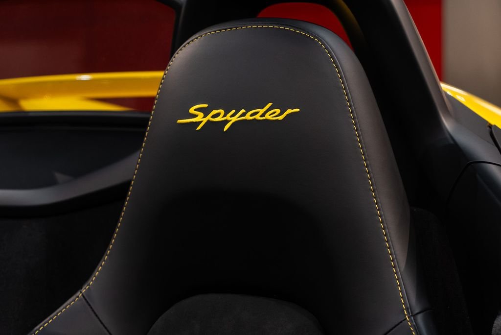 Used 2016 Racing Yellow Porsche Spyder image 6
