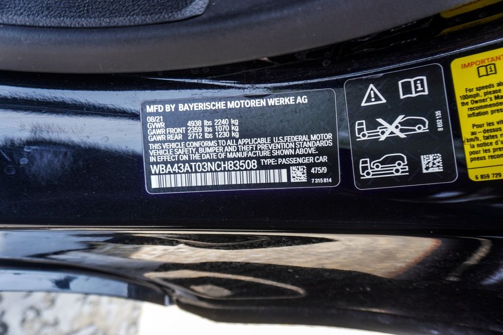 Used 2022 Black BMW 430i xDrive image 33