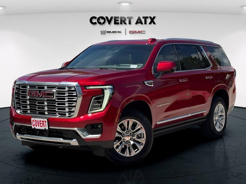 Used 2025 Volcanic Red Tintcoat GMC Denali image 1