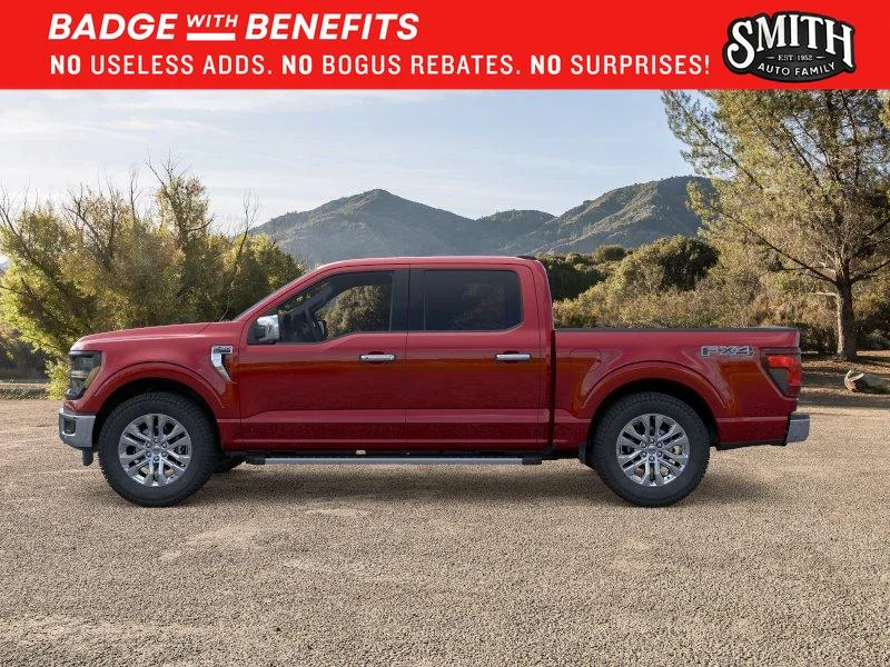 New 2025 Rapid Red Metallic Tinted Clearcoat Ford XLT image 4