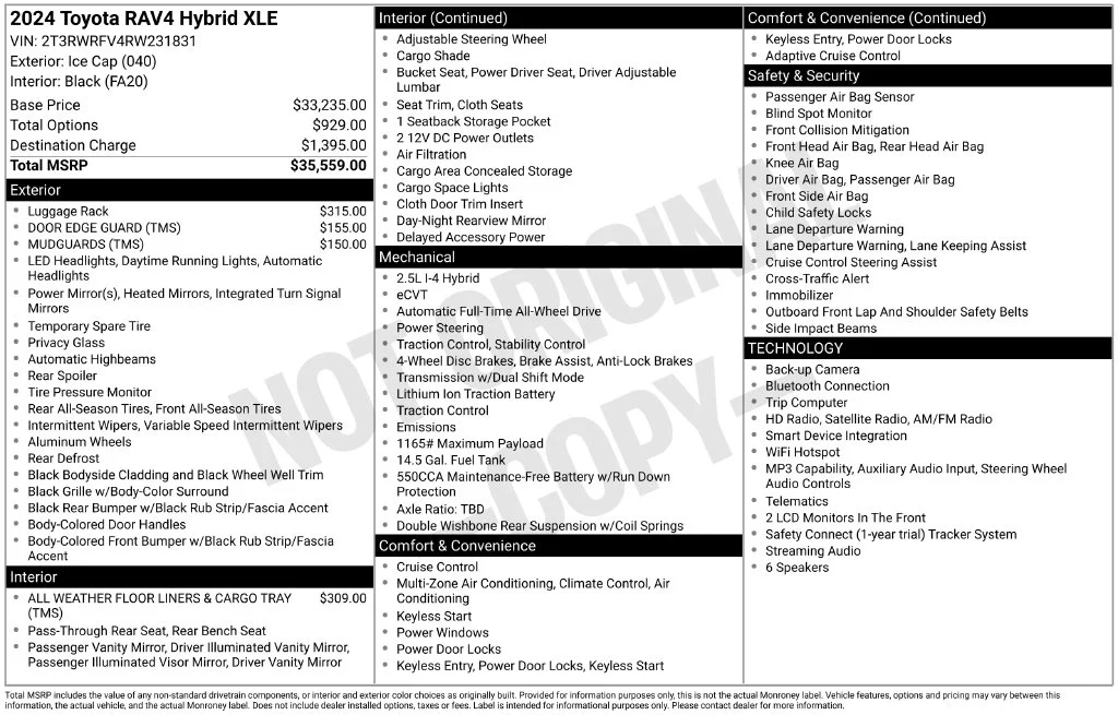 Certified Used 2024 White Toyota XLE image 6