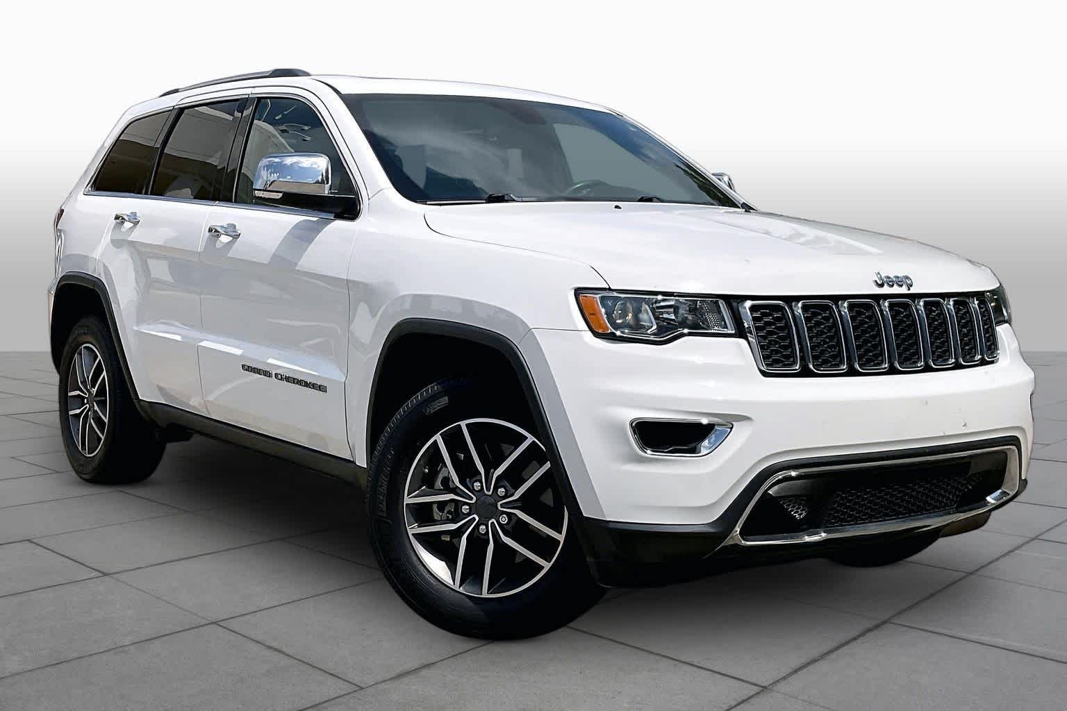 Used 2021 Bright White Clearcoat Jeep Limited image 3