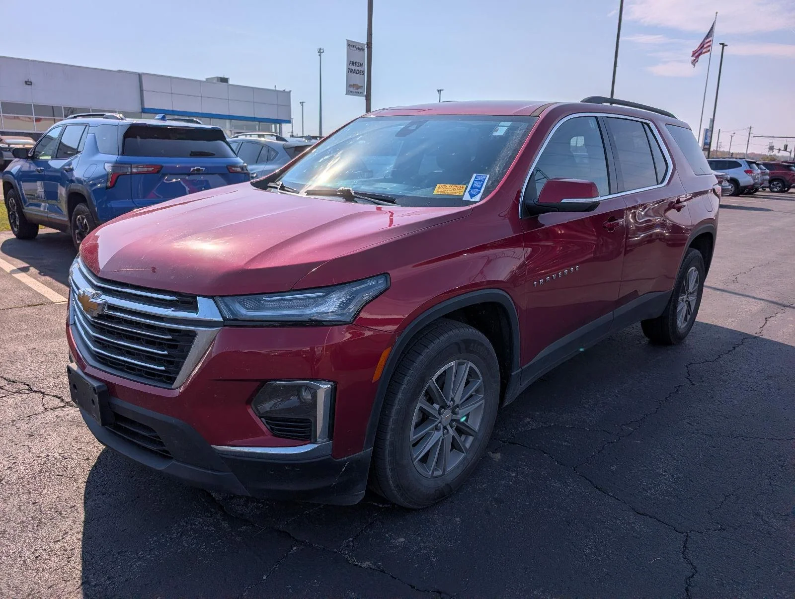 Used 2023 Radiant Red Tintcoat Chevrolet LT Leather image 4