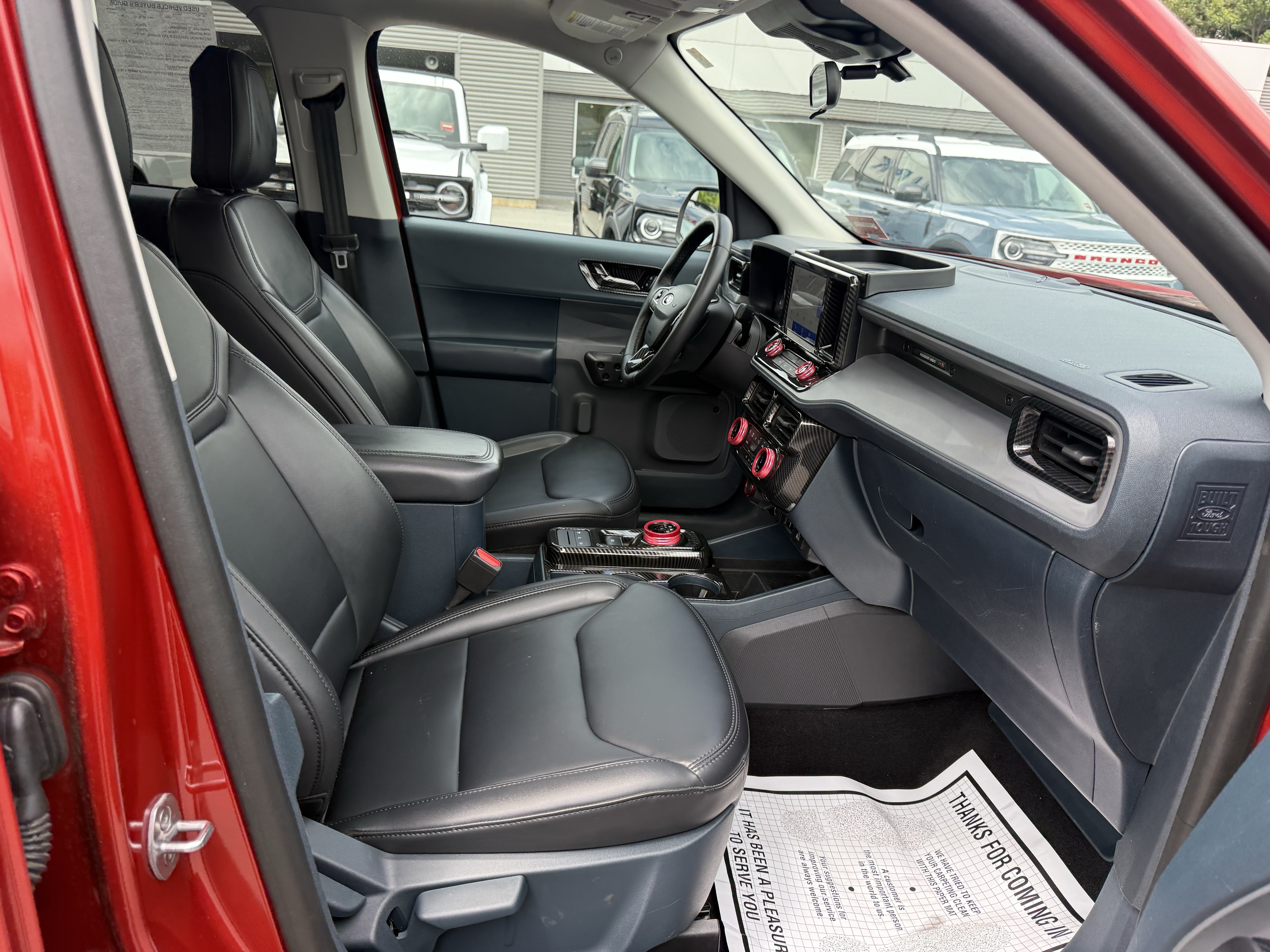 Used 2023 Hot Pepper Red Tc Ford LARIAT image 3