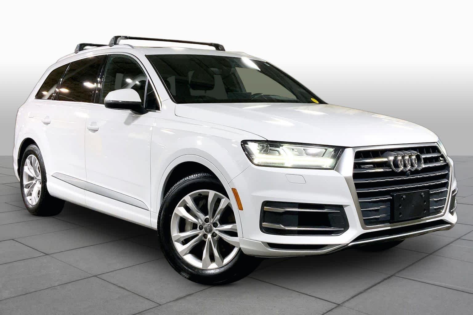 Used 2018 Glacier White Metallic Audi Premium Plus image 3
