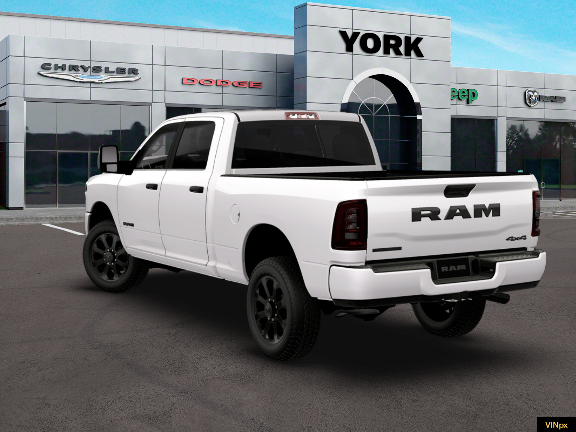 New 2026 Bright White Clear-Coat Exterior Paint RAM BIG HORN image 17
