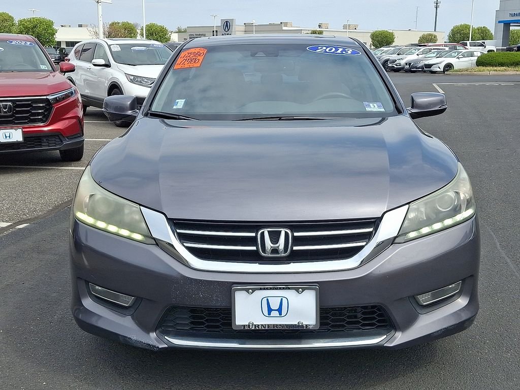 Used 2013 Honda Accord EX-L V6 with VIN 1HGCR3F8XDA045983 for sale in Washington Township, NJ