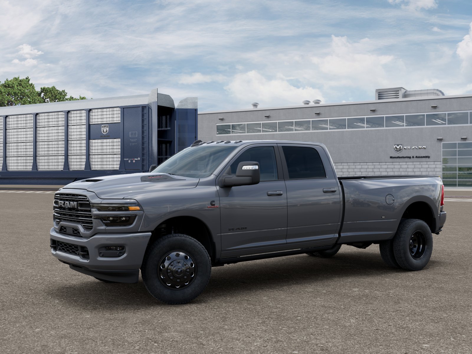 New 2027 Ceramic Gray Clear-Coat Exterior Paint RAM LARAMIE image 1