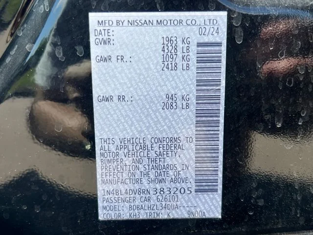 Used 2024 Black Nissan 2.5 SV image 41