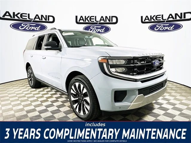 New 2026 Gray Ford Platinum image 1