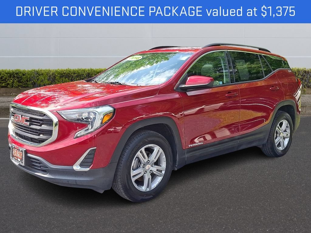 Certified Used 2018 RED QUARTZ TINTCOAT GMC SLE image 3